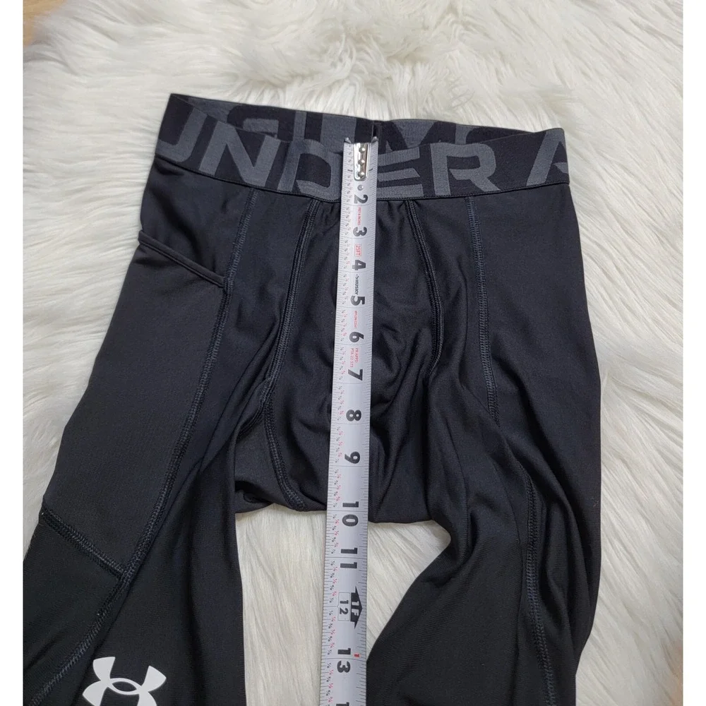 Under Armour Compression Athletic Leggings Men's Size Small Black 27